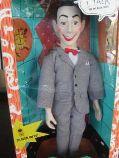 17 Pee Wee Herman Talking doll by Matchbox 1987 Pull String MINT IN 