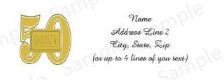 150 Wedding Custom Address Labels 25th 50th Anniversary  