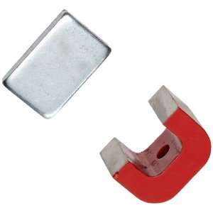 Red Cast Alnico 5 Bridge Magnet With Keeper, 1.18 Wide, 0.78 High, 0 