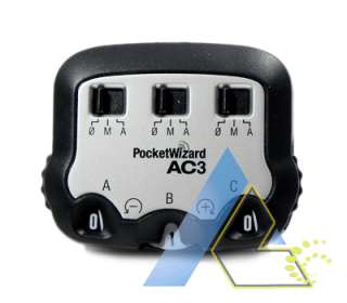 New PocketWizard AC3 Zone Controller for Canon DSLR+1 Year Warranty 