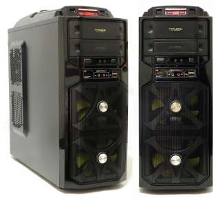 BESTECH] TYPHOON BLACK Powerful Cooling ATX Case [EMS fast shipping 