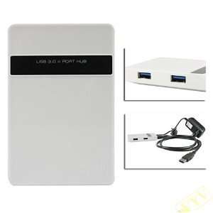  New Stylish USB 3.0 Super Speed Hub with 4 Ports for Pc 