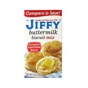 Jiffy Buttermilk Biscuit Mix 8 oz 24ct Grocery & Gourmet Food