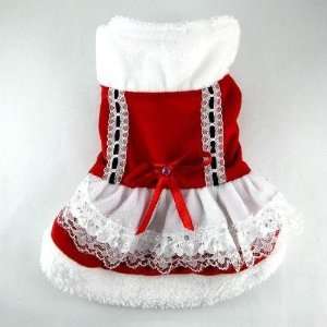  Red and White Dog Dress