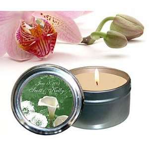  Personalized Calla Lily Theme Travel Candle Favors Health 