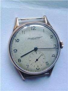 Vintage IWC International Watch Co. Portuguese Cal. 83,glass back 