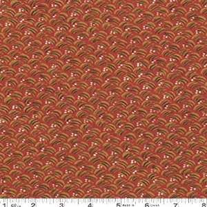  45 Wide Asian Pacific Basket Weave Maroon Fabric By The 