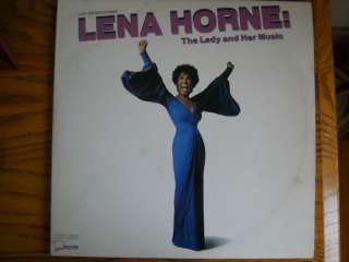 LENA HORNE Double LP titled LENA HORNE The Lady And Her Music 