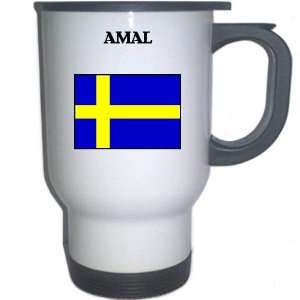  Sweden   AMAL White Stainless Steel Mug 