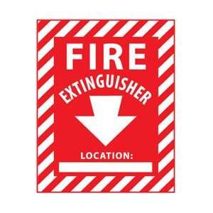 FXPSELP   Fire Extinguisher (W/Blank Space), 12 X 9, Pressure 