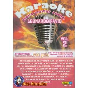  Karaoke Para Cantar Como Leonardo Favio Vol. 2 V50108 DVD 
