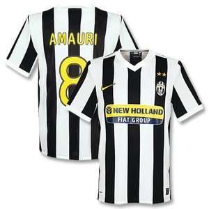  09 10 Juventus Home Jersey + Amauri 8