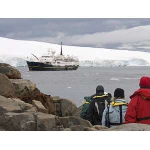Tourist Boat, Port Lockroy, Antarctic Peninsula, Antarctica, Polar 