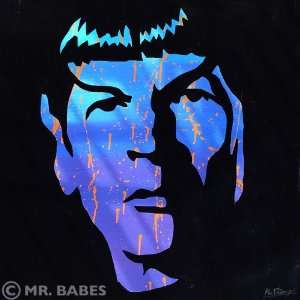  Spock Original Acrylic On Canvas Painting Pop Art 