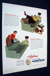1952 KENT COFFEY BEDROOM FURNITURE 18 CENTURY print ad  