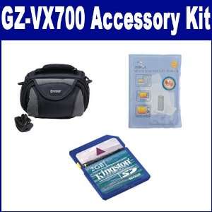  JVC GZ VX700 Camcorder Accessory Kit includes KSD2GB 