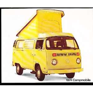  1974 Volkswagen Campmobile Camper Original Dealer Sales 