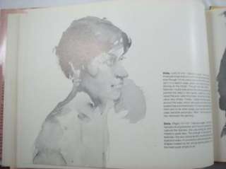 Portrait Painting in Watercolor By Charles Reid Signed 1973 First Ed 