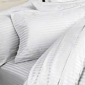Luxury 800 TC Cal King Waterbed sheet set Stripes White  