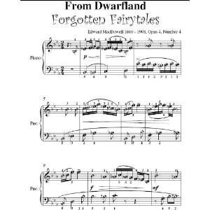   Easy Note Piano Sheet Music Edward MacDowell  Books