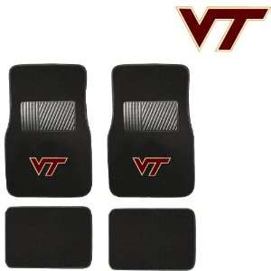 VT Virginia Tech University Hokies Car Truck SUV Front & Rear Seat 