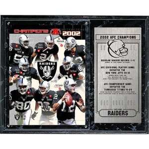  Oakland Raiders 2002 AFC Conference Champions Plaque 