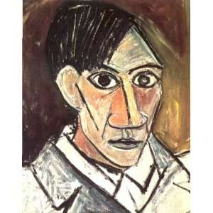   Pablo Picasso   24 x 30 inches   Self Portrait (190