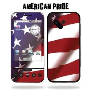   G1 Google Phone Protective Vinyl Skin T Mobile flag   American Pride