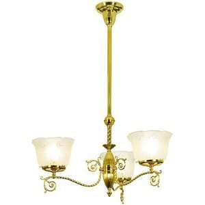  . Astoria 3 Light Gas Chandelier With 4 Fitters