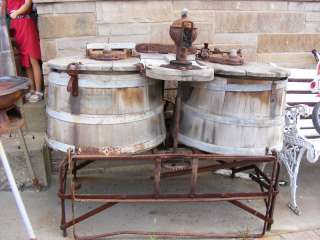   Dexter Double Wood Barrel Tub Washing Washer Machine Old RARE  