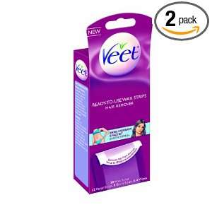  Veet Wax Kit, Body, Bikini and Face, 20 Count (Pack of 2 
