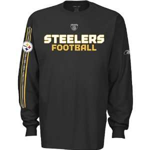  Men`s Pittsburgh Steelers Long Sleeve Orbital Sideline T 
