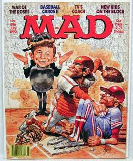 1990s MAD Comic Magazine #296 War of the Roses/Coach  