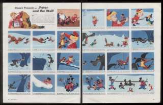 1946 Walt Disney Peter and the Wolf movie print article  
