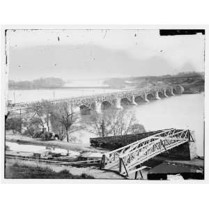  Civil War Reprint Washington, D.C. Closer view of Aqueduct 