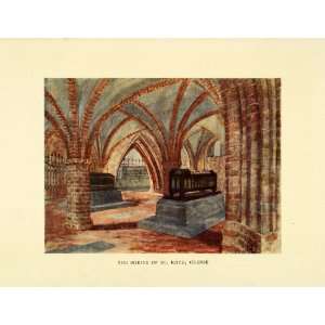  1909 Print Saint Canute Cathedral Odense Denmark Brick 