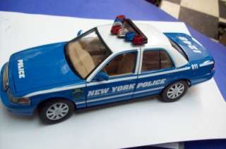 24 Ford Crown Victoria New York Police NYPD Car Blue  