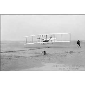 Wright Brothers First Flight, Kitty Hawk, North Carolina   24x36 