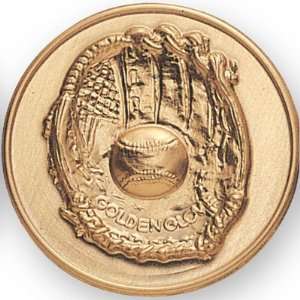 Golden Glove Baseball Insert / Award Medal  Sports 