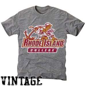  Rhode Island Anchormen Ash Distressed Logo Vintage Tri 