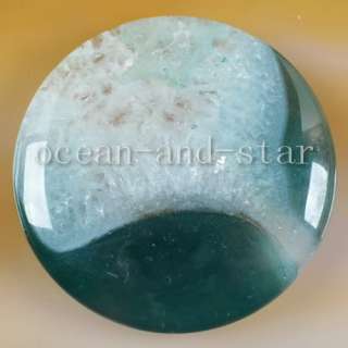 Blue Agate Druzy Geode Pendant Bead A110018(Free Ship)  