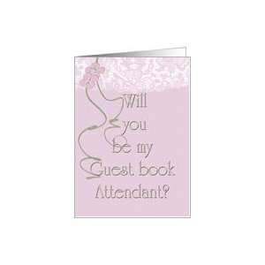  will you be my guest book attendant? Card Health 