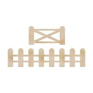  Kaisercraft Wood Flourishes Fence & Gate; 3 Items/Order 