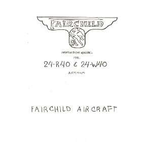   24 Aircraft Instruction Manual Fairchild  Books