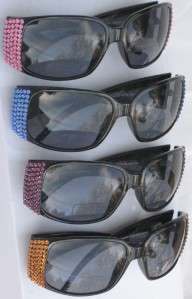 Rose SWAROVSKI JIMMY CRYSTAL Bifocal Sunglasses 1.5 w0w  