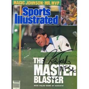  Nick Faldo Autographed Sports Illustarted   April 17, 1989 