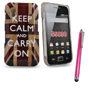   AND CARRY ON  with pink stylus for Samsung galaxy s5830 Electronics