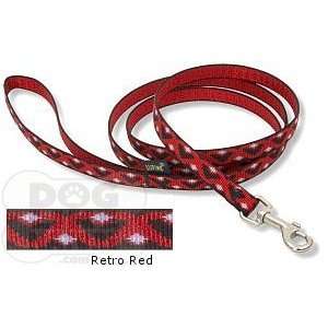  Lupine Retro Red 1/2 Leash   4ft