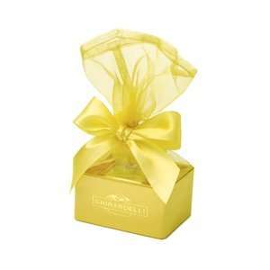 Ghirardelli Chocolate Organza Favor Box, Yellow Nine Squares  