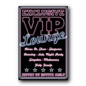  Vip Lounge Poster Private Only Sign Divas Ps33354